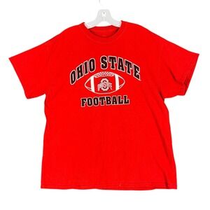 Ohio State University Football‎ Shirt XL Red Graphic Collegiate Team Spirit Tee